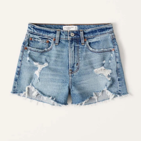 Abercrombie & Fitch Pants - Abercrombie High Rise Mom Shorts